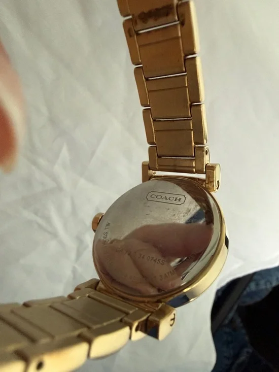 Coach Gold-Tone Women's Watch - Picture 6 of 6